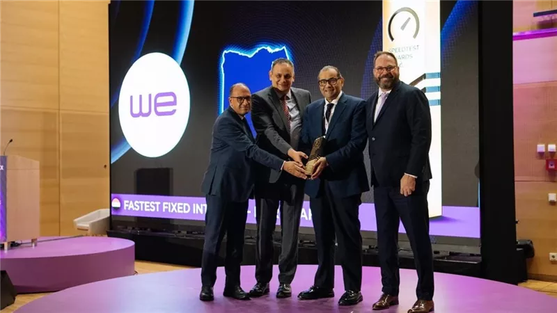 المصرية للاتصالات تتوج بجائزة “أسرع مقدم لخدمات الإنترنت الثابت في شمال إفريقيا” من ®Ookla