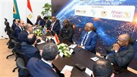 وزير الخارجية يلتقي نظيره الجنوب أفريقي على هامش منتدى العلمين إفريقيا
