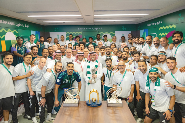 من جدة إلى المجد.. الأخضر بطل الخليج