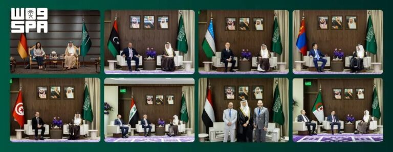 وزير الطاقة وزير الصناعة والثروة المعدنية يلتقي عددًا من الوزراء من الدول الشقيقة والصديقة لبحث آفاق التعاون