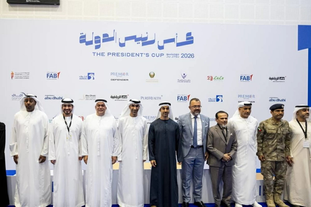 حمدان بن محمد بن زايد يتوج أبطال كأس الجوجيتسو