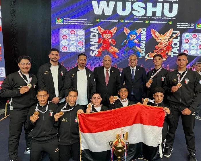 55 medals beam Egypt’s Arab wushu eminence