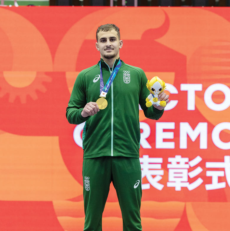 عبدالله ندا يطير بذهبية الجوجيتسو في ناغويا 2026م