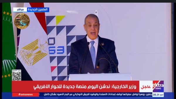 وزير الخارجية : ندشن اليوم منصة جديدة للحوار الأفريقي وفرص التعاون