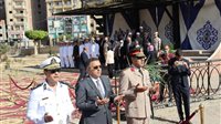 في الذكرى الـ53 لانتصارات أكتوبر.. محافظ القليوبية يضع إكليل الزهور على النصب التذكاري لشهداء المحافظة
