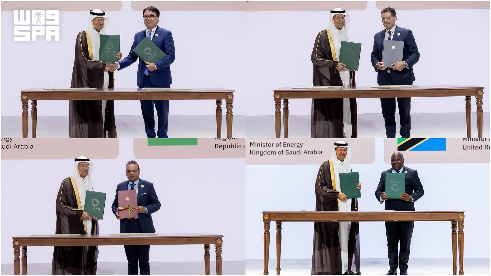 وزير الطاقة يوقّع أربع مذكرات تفاهم للتعاون في مجالات الطاقة