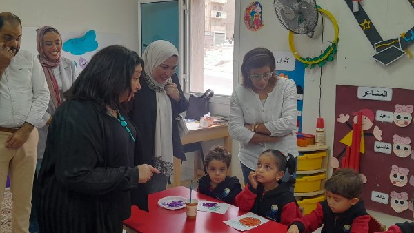 نائبة وزيرة التضامن تتفقد حضانة خير وبركة والمرأة الجديدة بحي الأسمرات