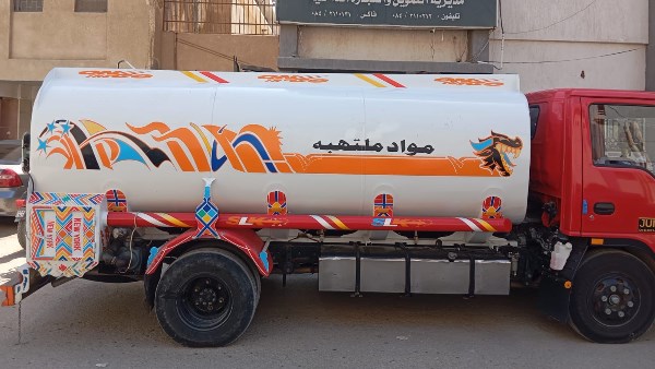 ضبط 6.5 طن سولار بالطريق الدائري قبل تهريبها وبيعها بالسوق السوداء في الفيوم