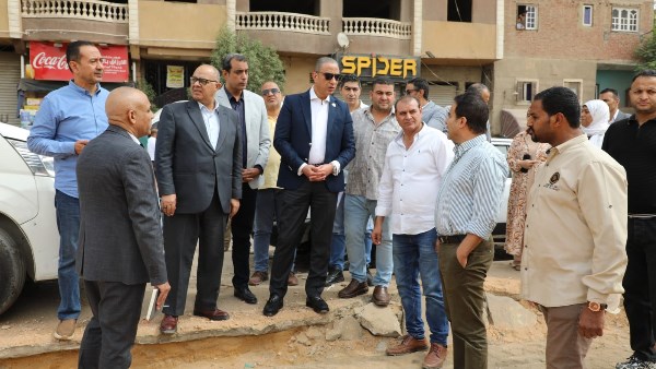 محافظ الجيزة يتابع مشروعات الصرف الصحي وتجديد الخطوط المتهالكة بشوارع بولاق الدكرور