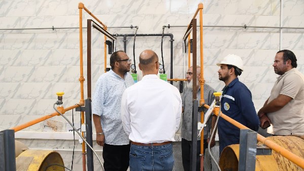 رئيس مياه الجيزة يتفقد في جولة ميدانية موسعة محطات الصف وأطفيح