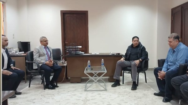 محافظ بني سويف يتابع مستجدات العمل بالمنطقة الصناعية بكوم أبو راضي