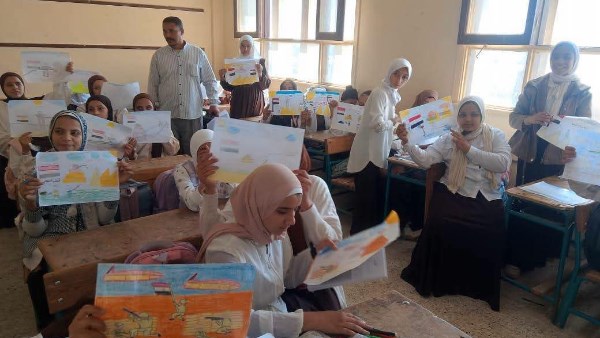 «المواطنة» تنشر الفن والثقافة في قريتي كوم الحاصل ودمشاو هاشم بالمنيا
