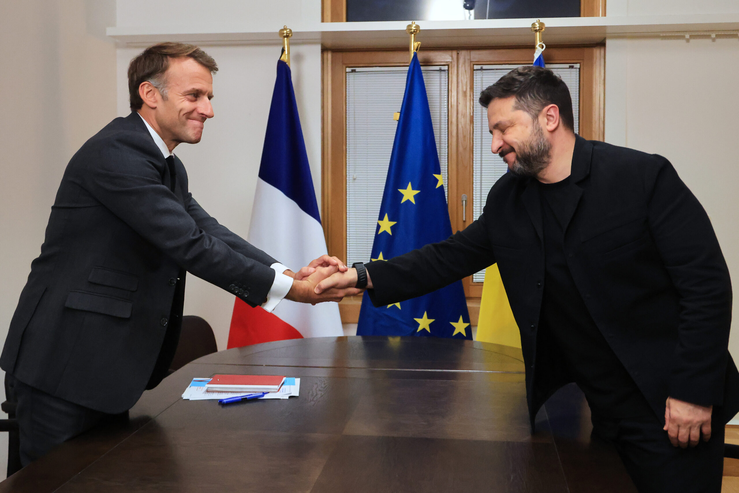 Crucial to give Ukraine all means needed to defend population, infrastructure, says Macron