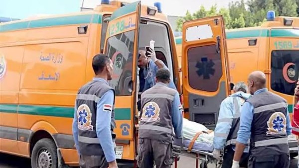 أسماء مصابي حادث تصادم سيارتين ملاكي بأسوان