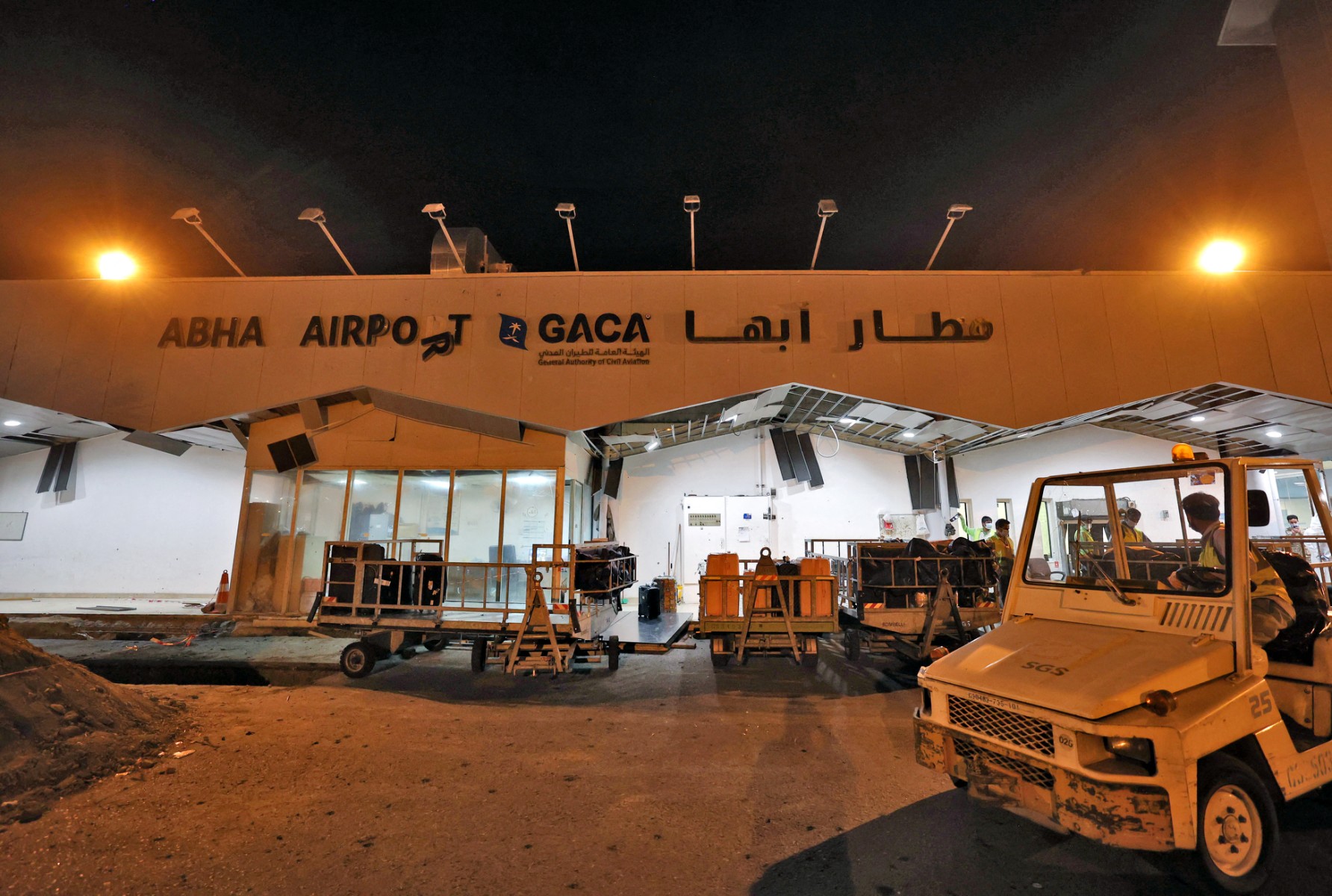 Two killed, 28 injured in Houthi strike on Saudi Arabia’s Abha airport