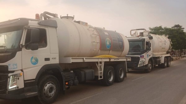 مياه القليوبية ترفع درجة الاستعداد وإعادة تُمركز المعدات تحسبا لسقوط الأمطار