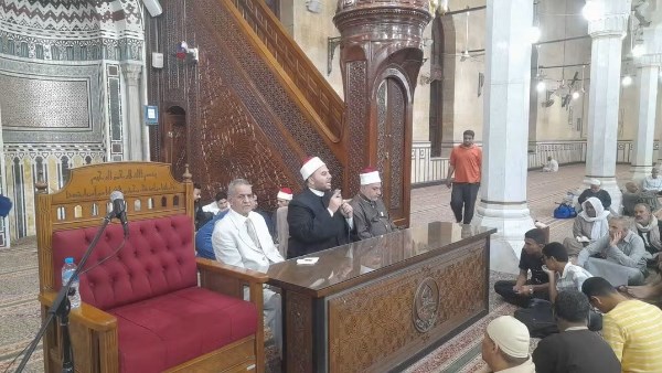 أوقاف الغربية تحيي ذكرى مولد السيد البدوي بأمسية دينية بالمسجد الأحمدي بطنطا.. صور