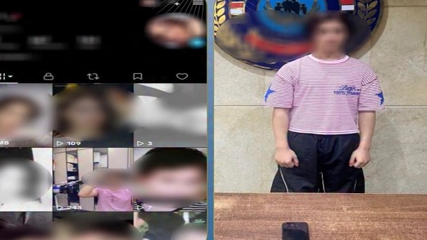 يحرض على الفجور.. القبض على شاب يرتدي ملابس نسائية وينشر فيديوهات مبتذلة