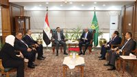 محافظ القليوبية يستقبل رئيس مجلس الدولة ويؤكد دعم التعاون وتطوير الخدمات المقدمة للمواطنين