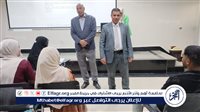 رئيس جامعة أسيوط الجديدة التكنولوجية يتفقد انتظام العملية التعليمية بالجامعة
