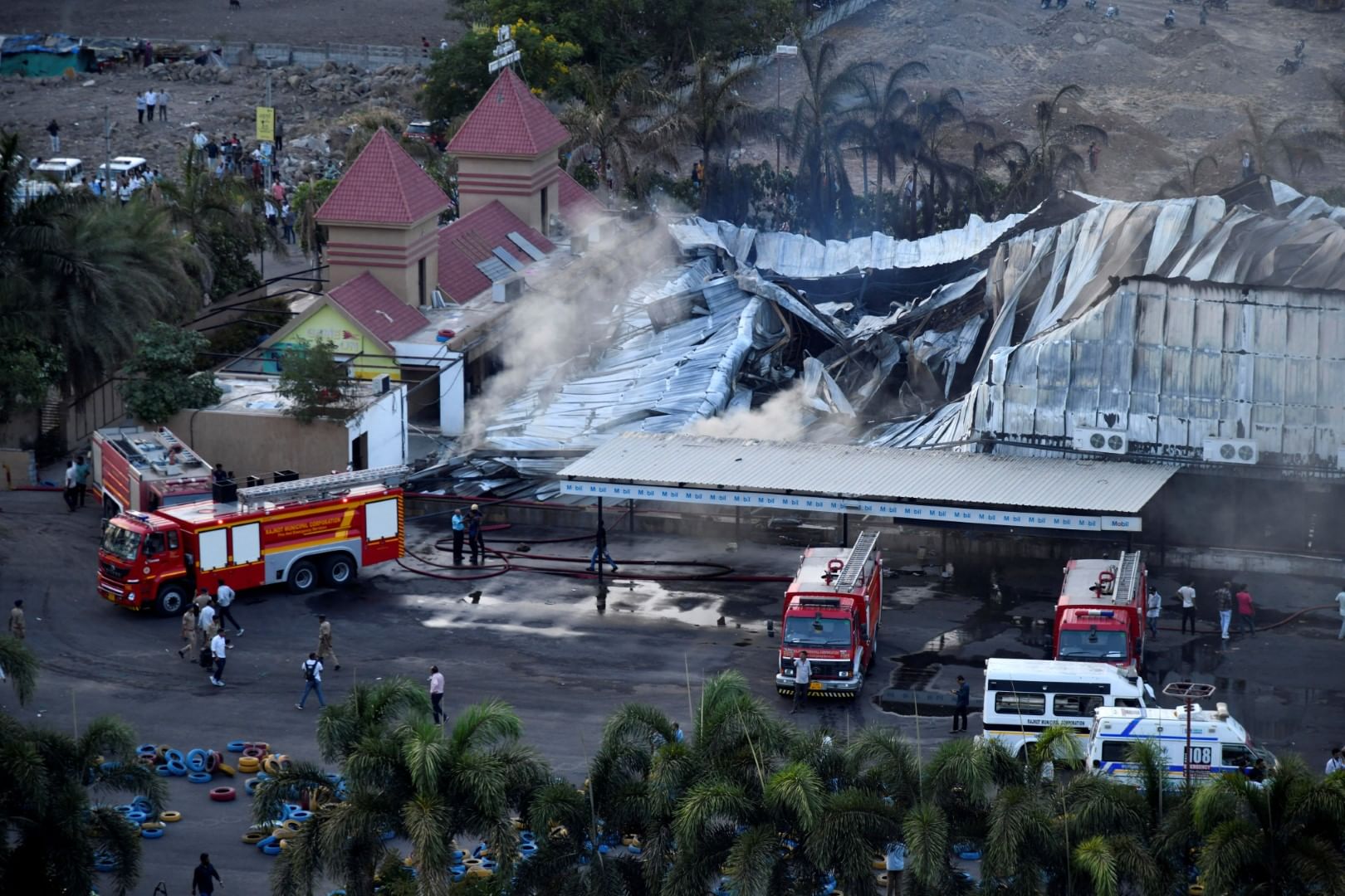 27, including children killed in massive fire at gaming zone in India