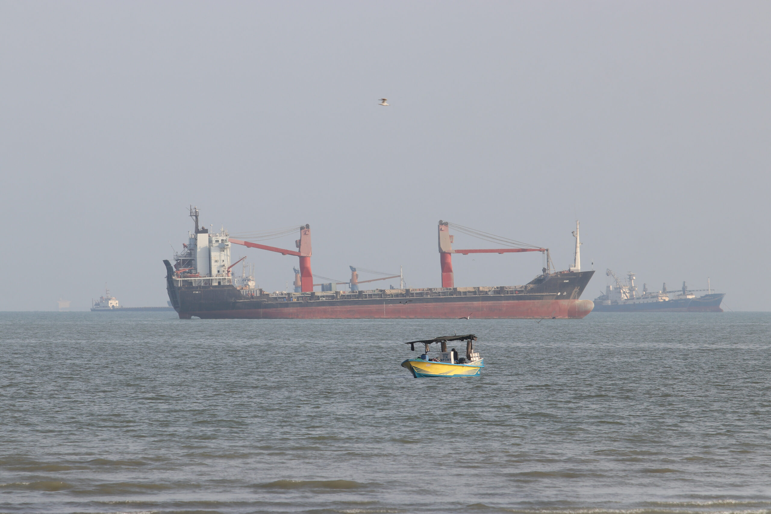 Ship on fire off coast of Iraq: maritime agency
