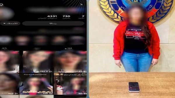 حبس صانعة محتوى في الشيخ زايد لقيامها بنشر مقاطع فيديو خادشة