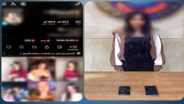 بحوزتها هاتفان.. ضبط صانعة محتوى بـ 6 أكتوبر نشرت فيديوهات خادشة على مواقع التواصل