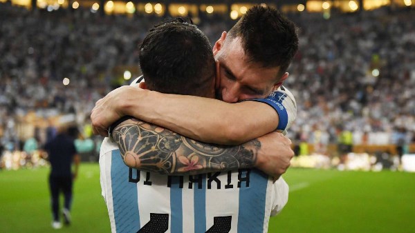 دي ماريا يودّع ميسي: جاء اليوم الذي لم نكن نريده