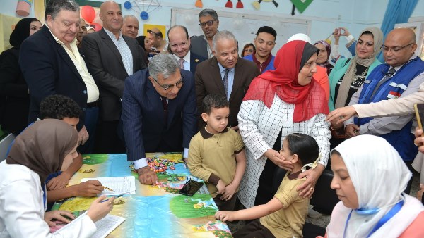 انطلاق الحملة القومية للتطعيم ضد مرض الحصبة والحصبة الألماني في المحافظات