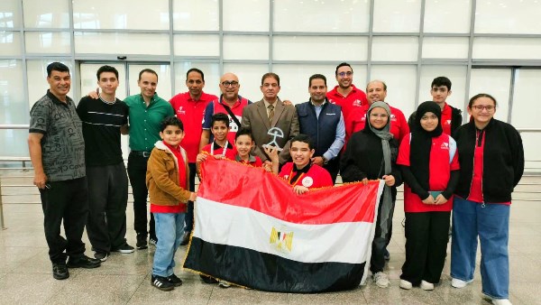 استقبال رسمي لبعثة منتخب مصر للشطرنج بعد حصد فضية وبرونزية ببطولة العالم للشباب والناشئين
