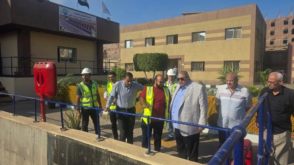 رئيس الصرف الصحي بالقاهرة الكبرى يتابع منظومة التشغيل بمحطتي معالجة البركة ورفع الخصوص الجديدة
