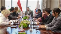 وزير الصحة يبحث مع وفد الأمانة العامة لجامعة الدول العربية سبل تعزيز التعاون الصحي العربي المشترك