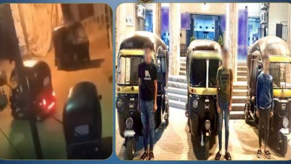 ضبط 3 طلاب بالغربية استعرضوا بـ«التوك توك» وأزعجوا المواطنين بمكبرات الصوت
