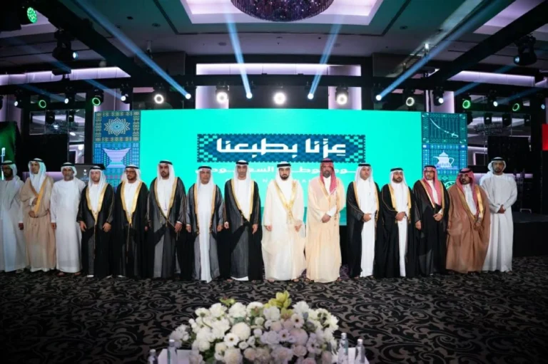أحمد بن محمد يحضر احتفال القنصلية السعودية في دبي باليوم الوطني للمملكة