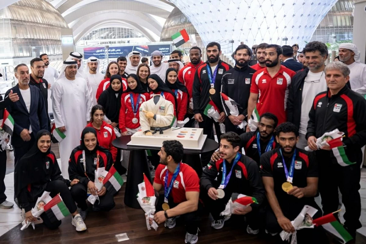 استقبال بالورود للجوجيتسو تثميناً لإنجاز «الآسياد 2026»