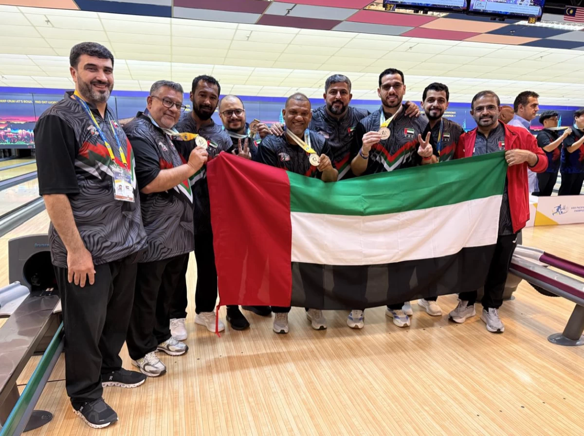 منتخب الإمارات للصم يحرز فضية البولينج