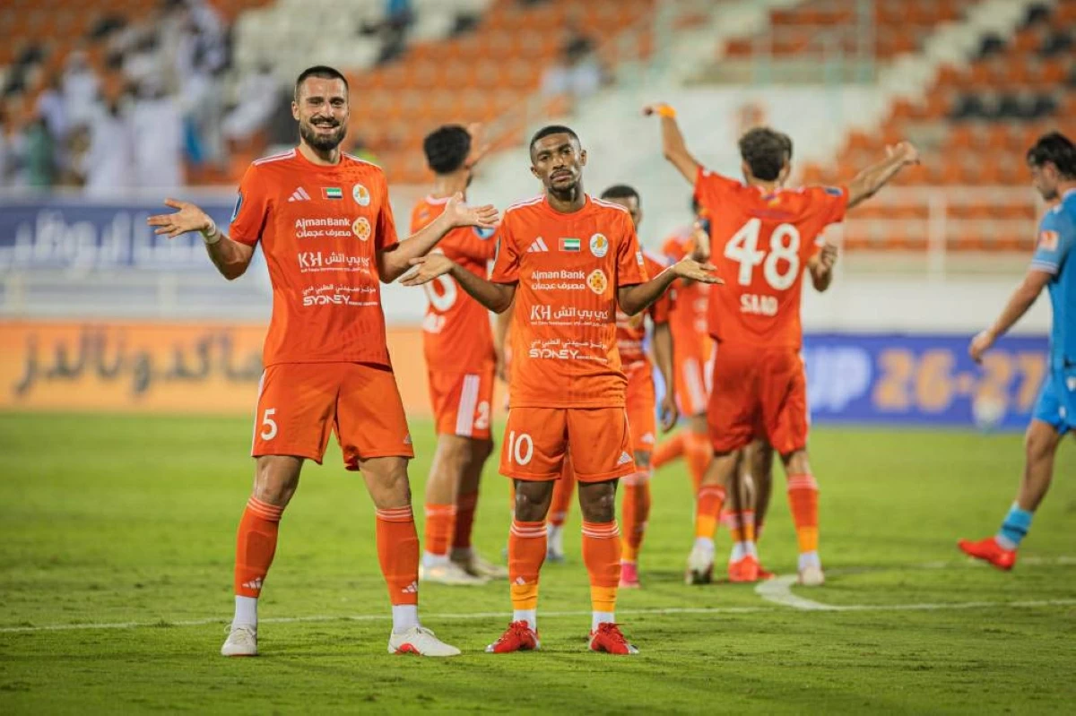 هدف «بيليه» يهدي عجمان صدارة كأس «ADIB»