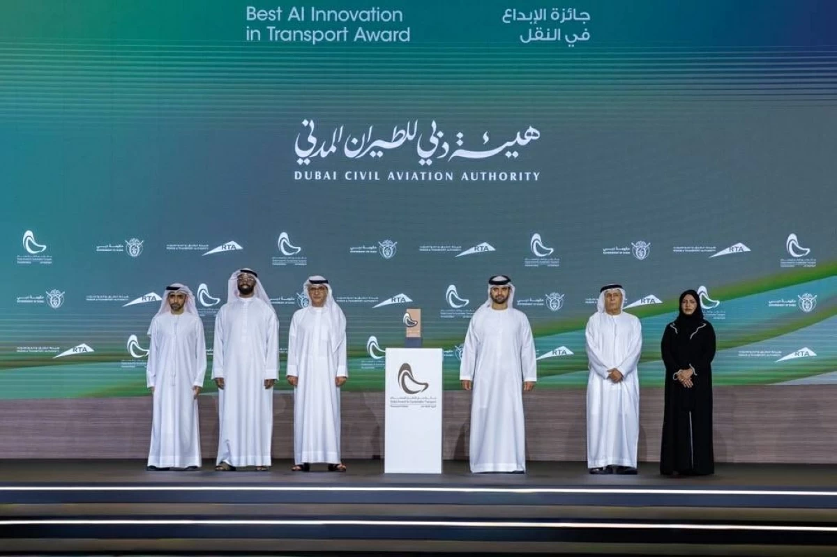 «دبي للطيران المدني» تنال جائزة الإبداع في النقل بفئة الابتكار