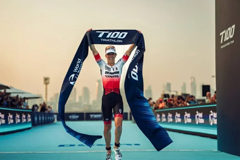 ترايثلون «دبي T100» يجمع 19 من أفضل المحترفات في العالم