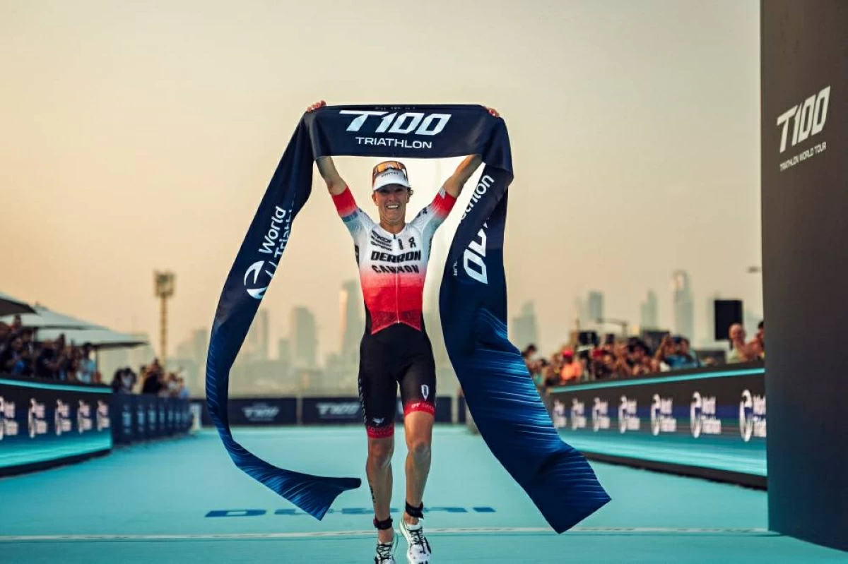 ترايثلون «دبي T100» يجمع 19 من أفضل المحترفات في العالم