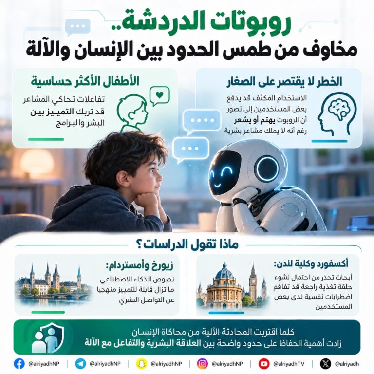علماء يحذرون: تطبيقات الذكاء الاصطناعي قد تربك تمييز الأطفال بين البشر والآلات