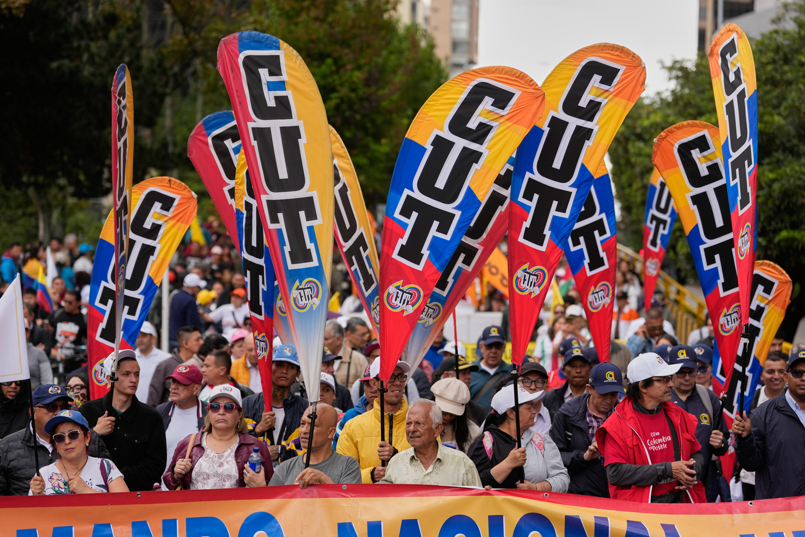 Colombians, fearing for rights, march against right-wing govt