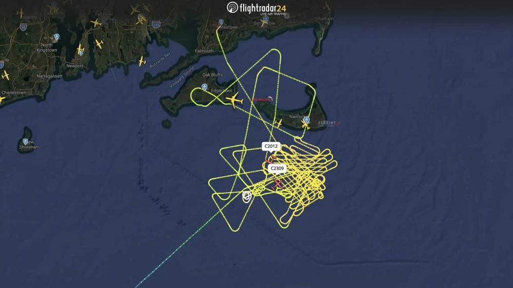 US Coast Guard searching for missing jet carrying 6 people bound for Boston