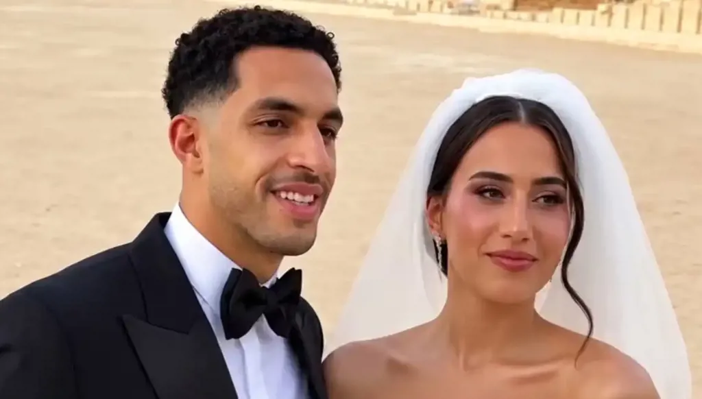منى زكي وأحمد حلمي في زفاف مصطفى شوبير… أبرز اللقطات من الحفل