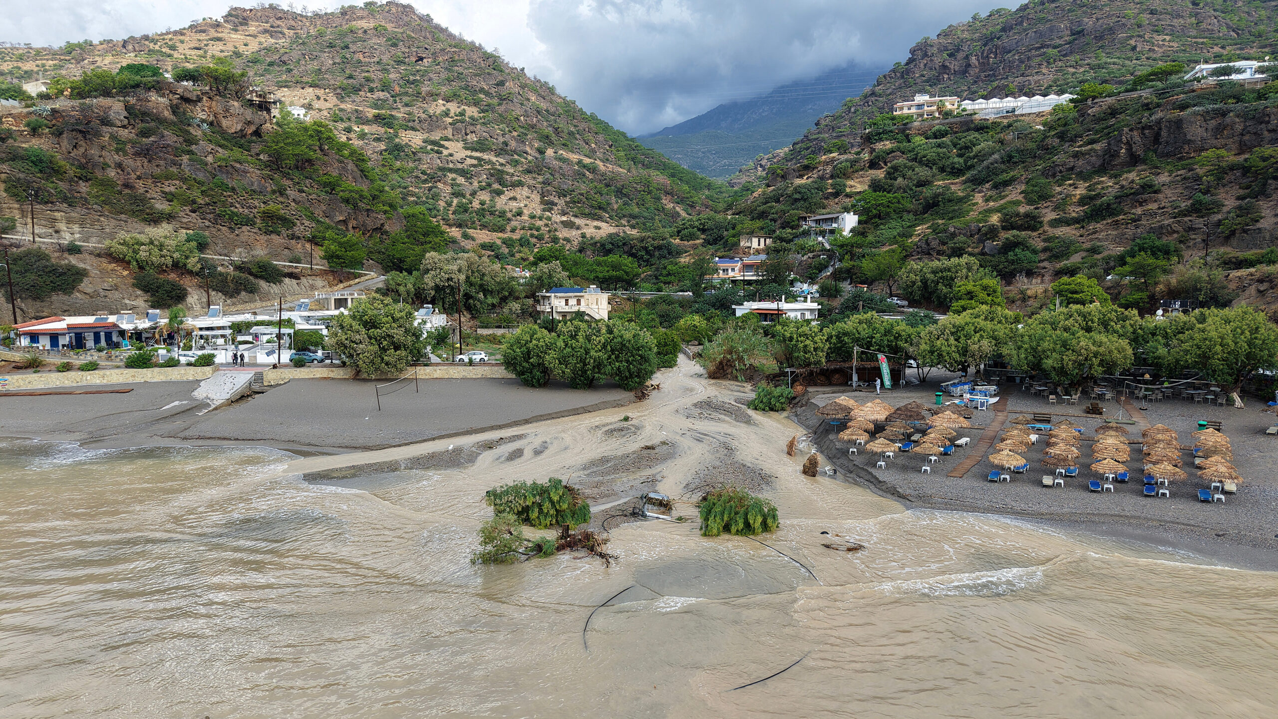 Storms, flooding cause chaos on Greek holiday island of Crete