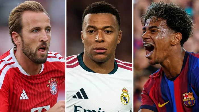 Kane in Ballon d’Or battle with Yamal, Mbappe