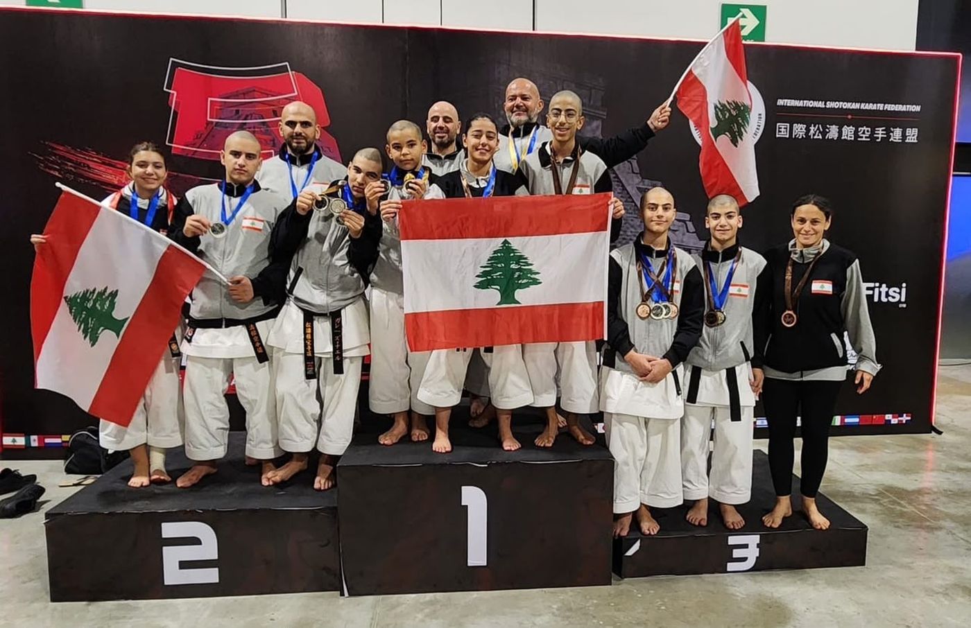 مشاركة “أي. أس. كاي. أف”- لبنان في كأس العالم الخامسة للشوتو كاب بالمكسيك