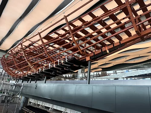 Egypt restores, installs 16 wooden pieces of Khufu’s second boat