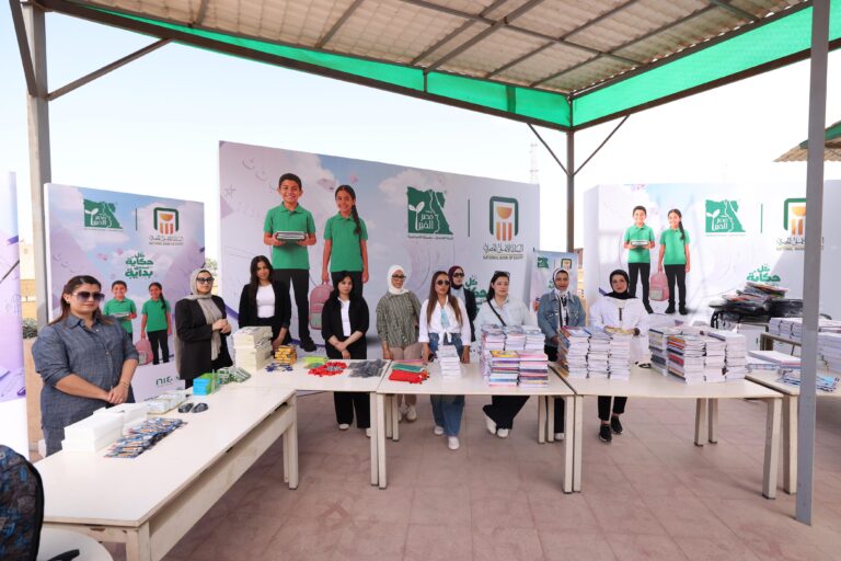 NBE and Misr El Kheir provide school bags to 20,000 students in Upper Egypt to ease family burdens